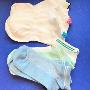 NEW Balance Socks 8PR Athletic sports Women Medium DISCOUNT SHIPPING!